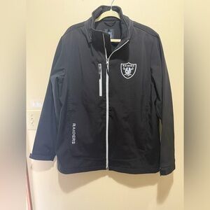 NFL Black Jacket with Raiders Logo